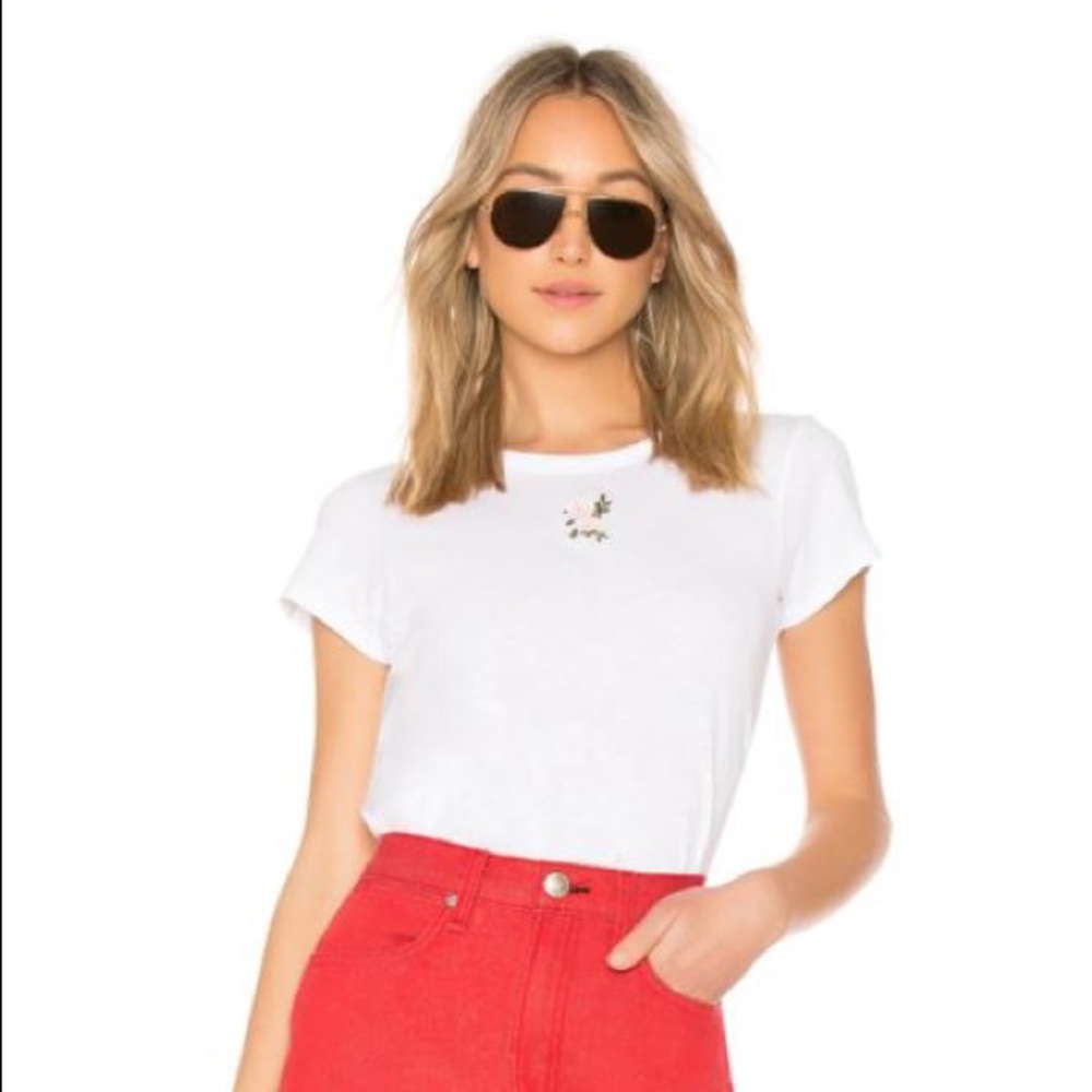 Rag & Bone Flower Tee | Size S